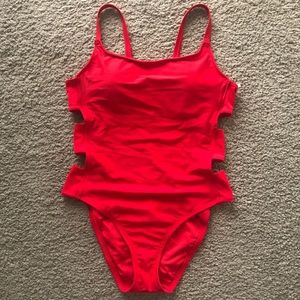 Medium red bathing suit